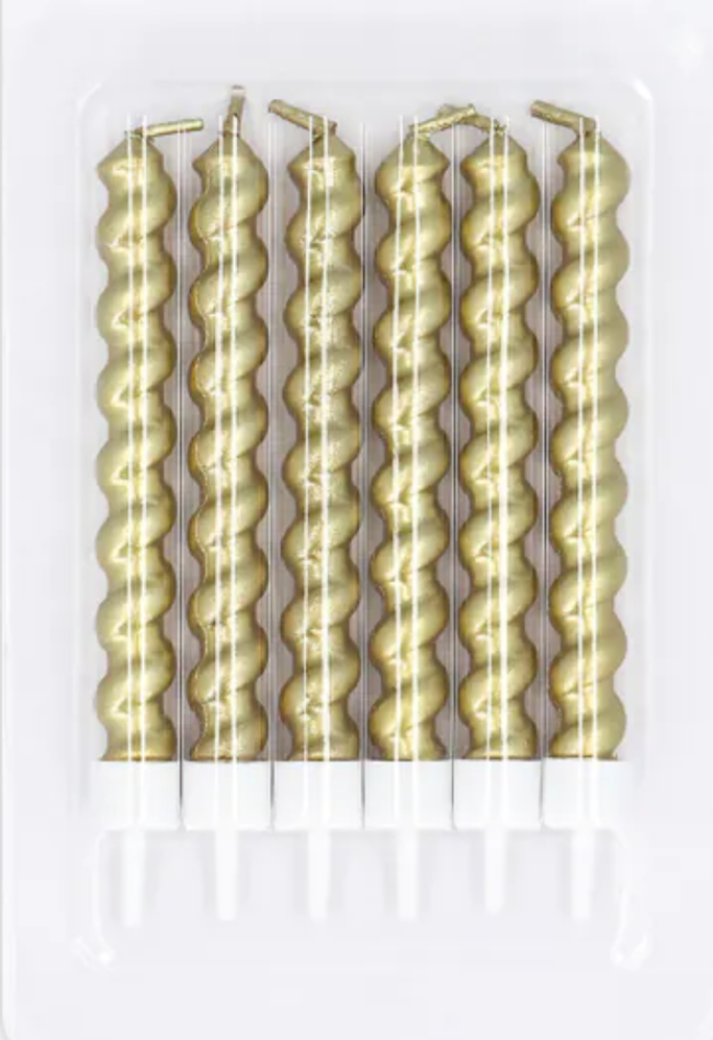 Set 6 bougies Swirl or