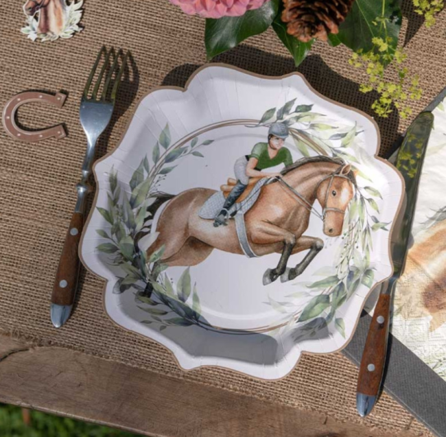 Assiettes équitation
